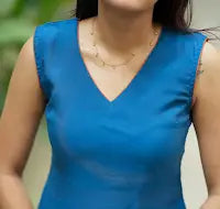 Nandhitha Teal Kurta and Pant Set ( Set of 2)