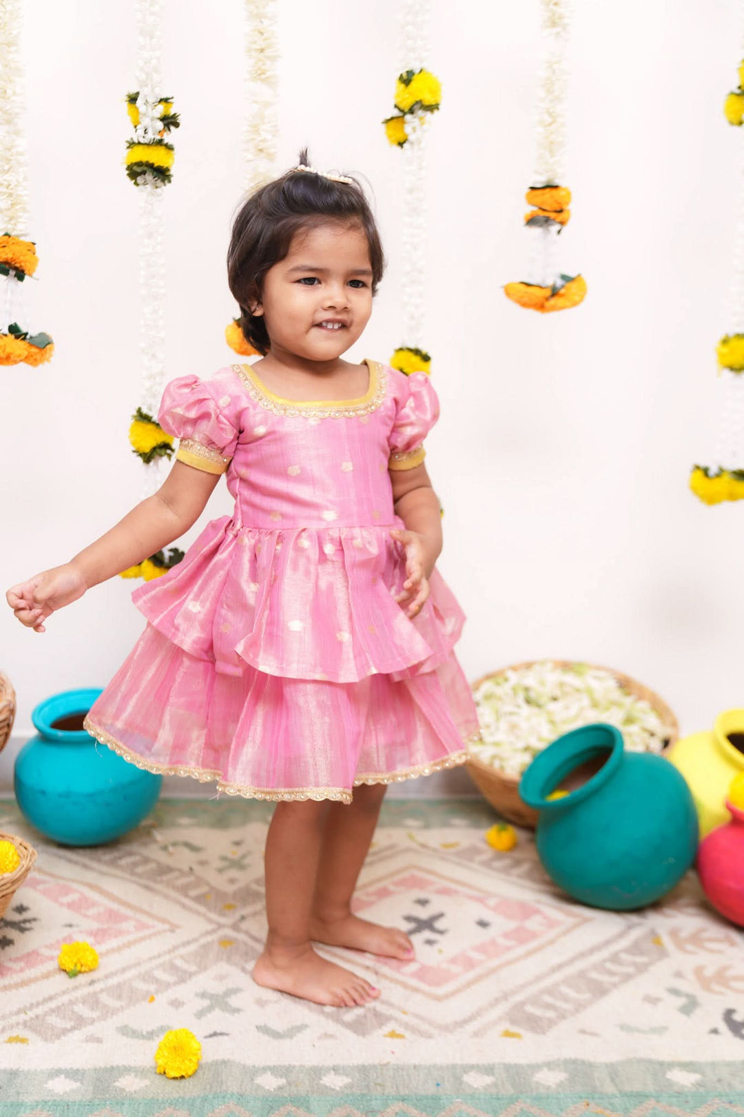 Saindhavi Pink Mini | Shobitam Custom Gowns | Made To Order