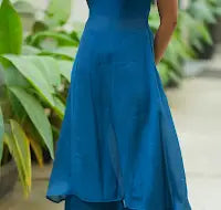 Nandhitha Teal Kurta and Pant Set ( Set of 2)