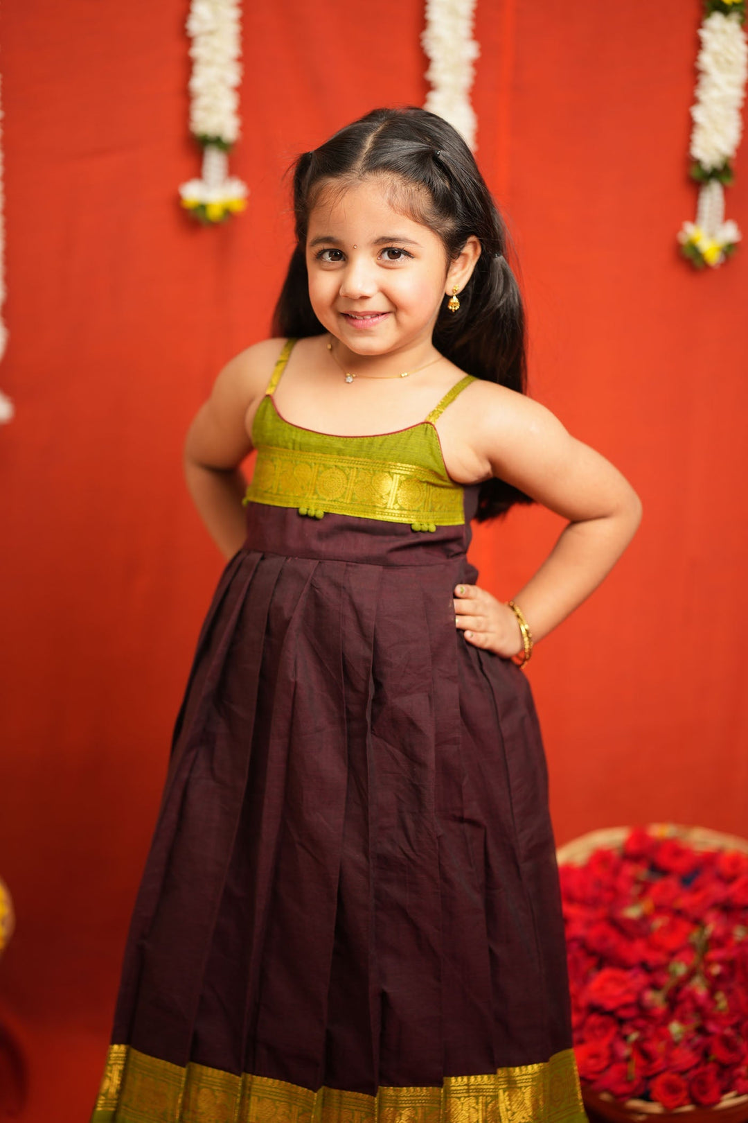 Ira Brown Frock Mini | SHOBITAM