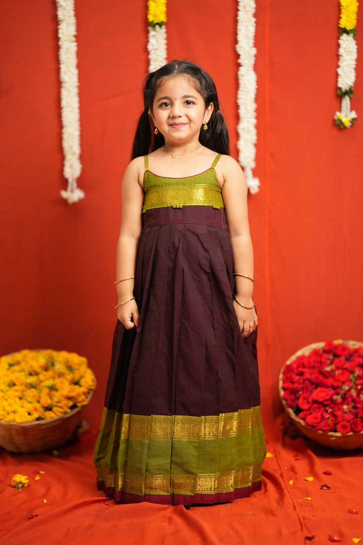 Ira Brown Frock Mini | SHOBITAM