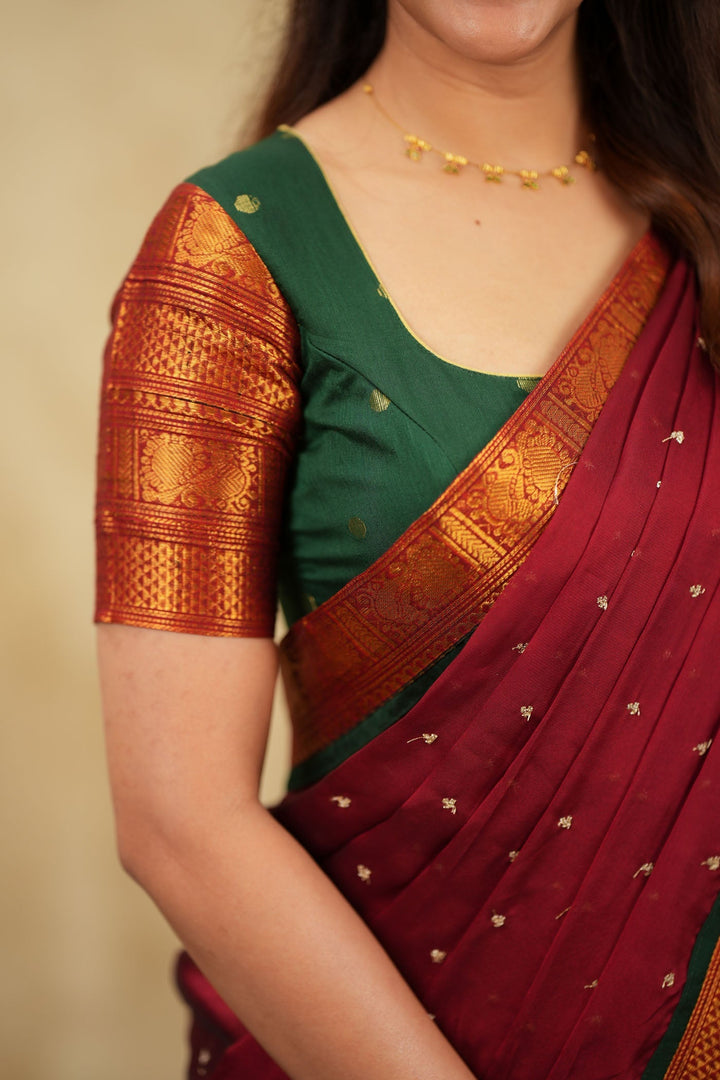 Daksha Black Checks Halfsaree ( Setof 3 ) | SHOBITAM