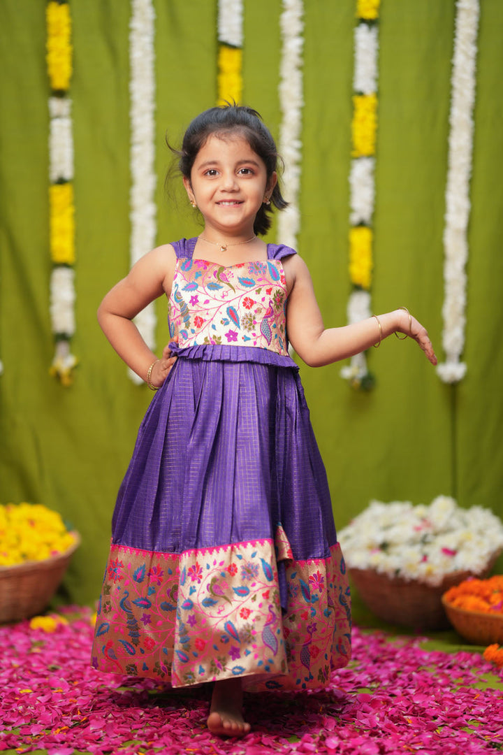 Bianca Violet Frock Mini | Made to Order | SHOBITAM