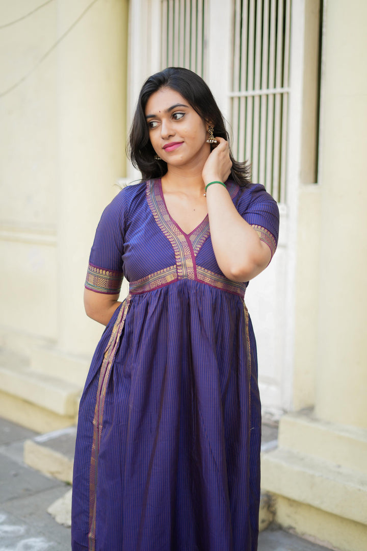 Mayili Violet Kurti Set | Made To Order