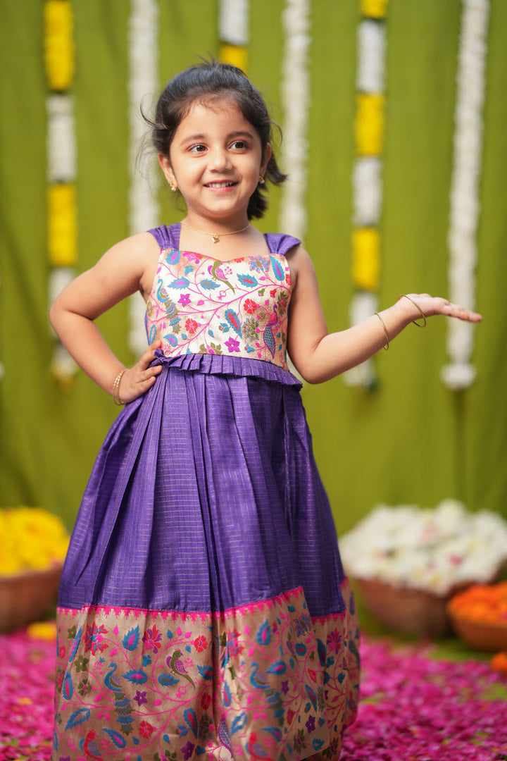 Bianca Violet Frock Mini | Made to Order | SHOBITAM