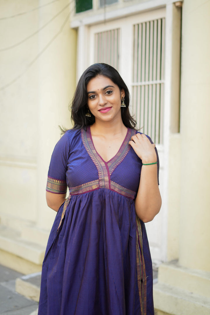 Mayili Violet Kurti Set | Made To Order