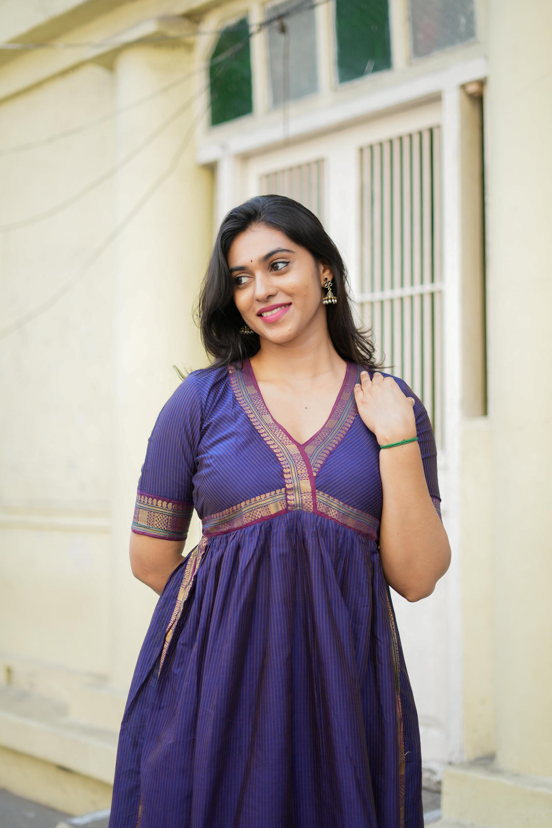 Mayili Violet Kurti Set | Made To Order