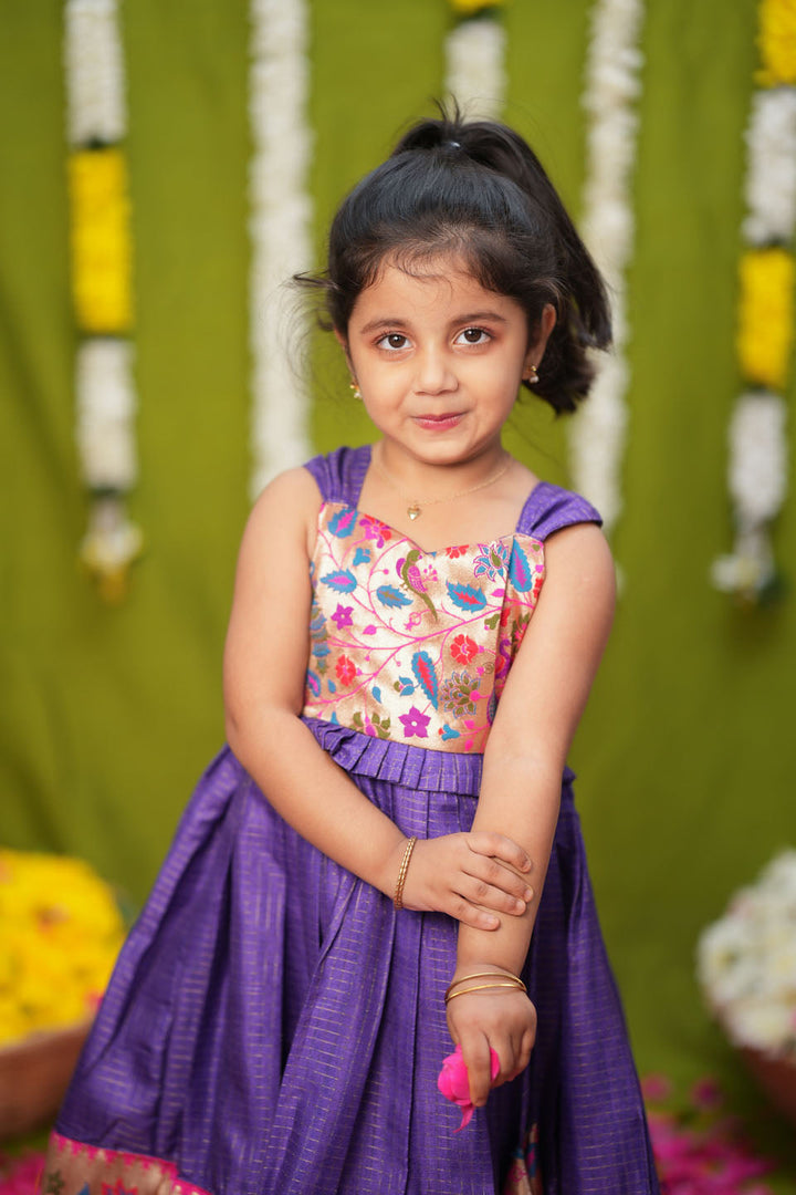 Bianca Violet Frock Mini | Made to Order | SHOBITAM