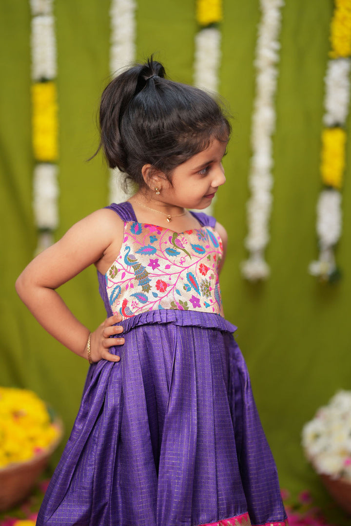 Bianca Violet Frock Mini | Made to Order | SHOBITAM