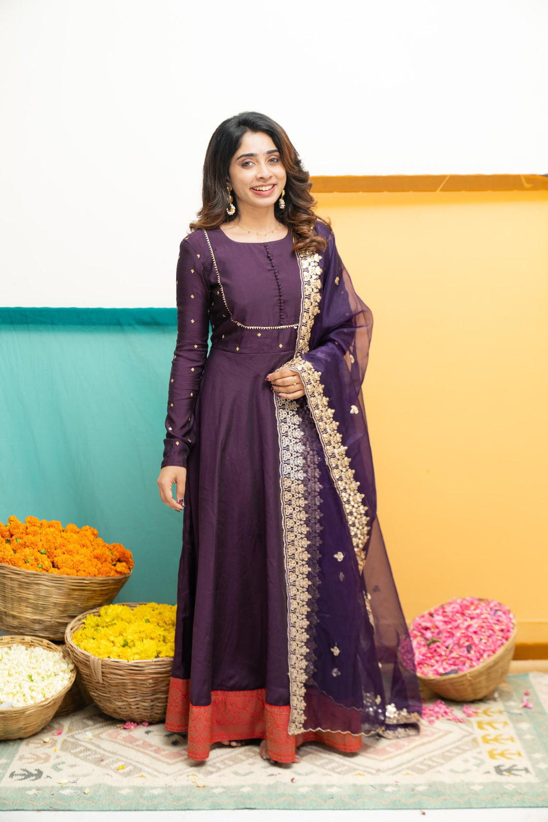 Nirainila Violet | Shobitam Custom Gowns | Made To Order