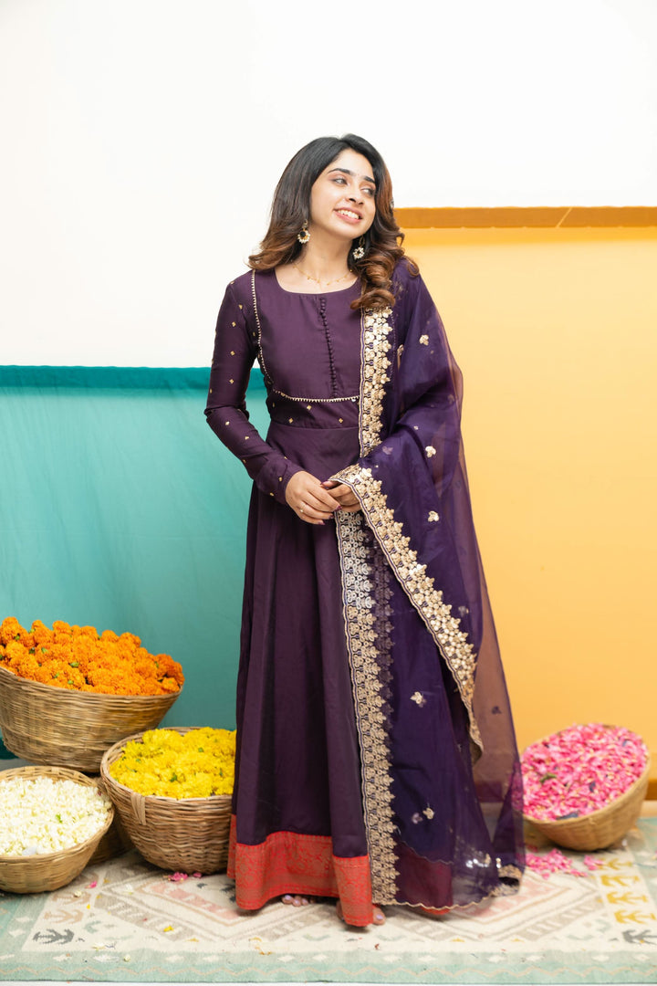 Nirainila Violet | Shobitam Custom Gowns | Made To Order