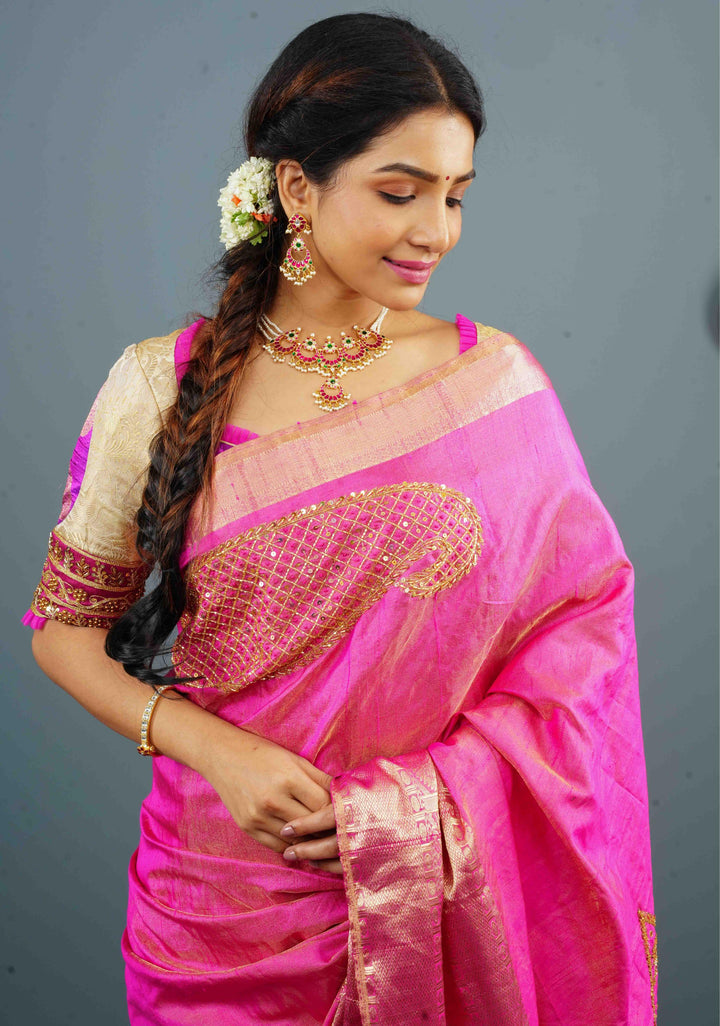 Ahmedabadi kundan Chand Jadau Necklace and Earrings Set