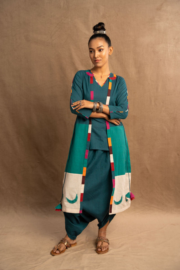 Amavasya Dhoti Jacket (set of 3) | SHOBITAM