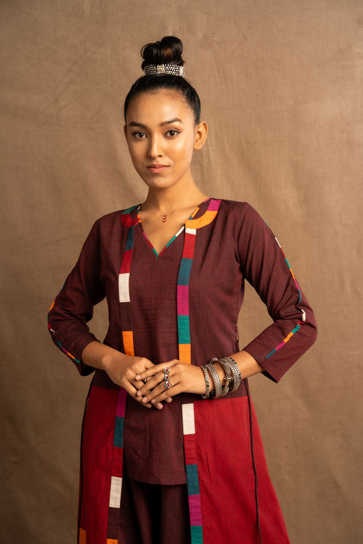 Saṁyogaḥ Dhoti Jacket (set of 3) | SHOBITAM