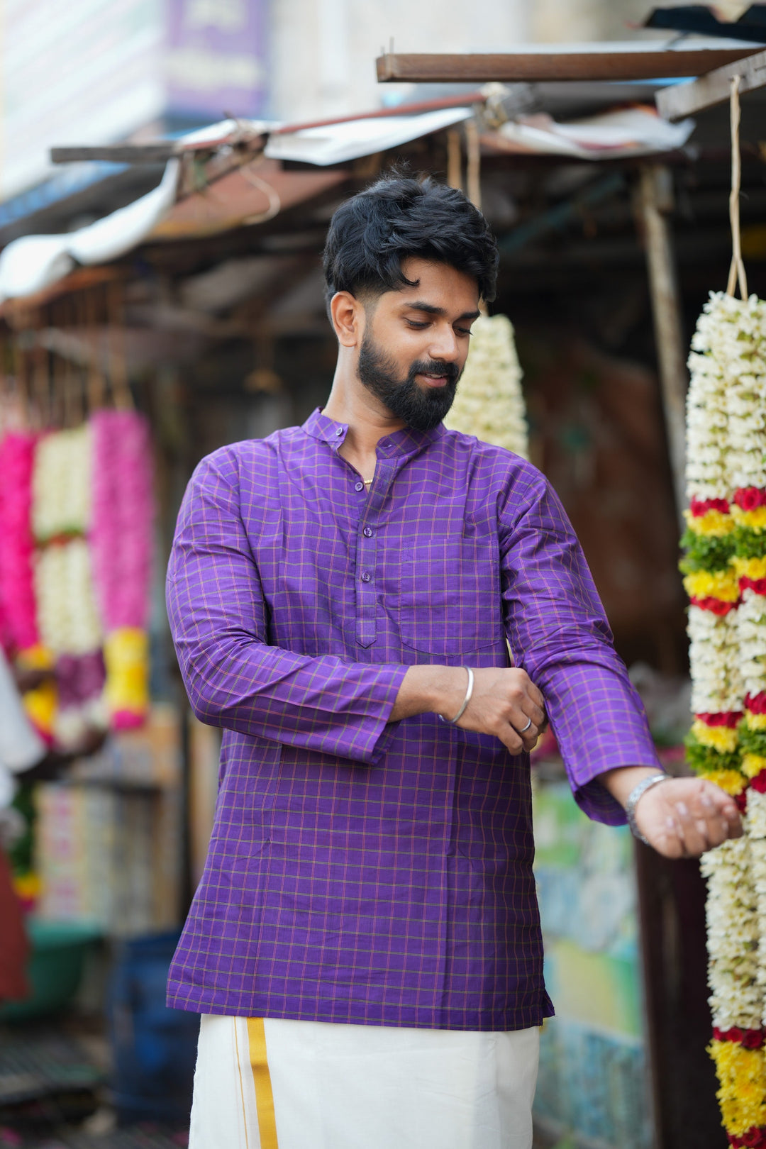 Maayan Purple Shirt | Made To Order