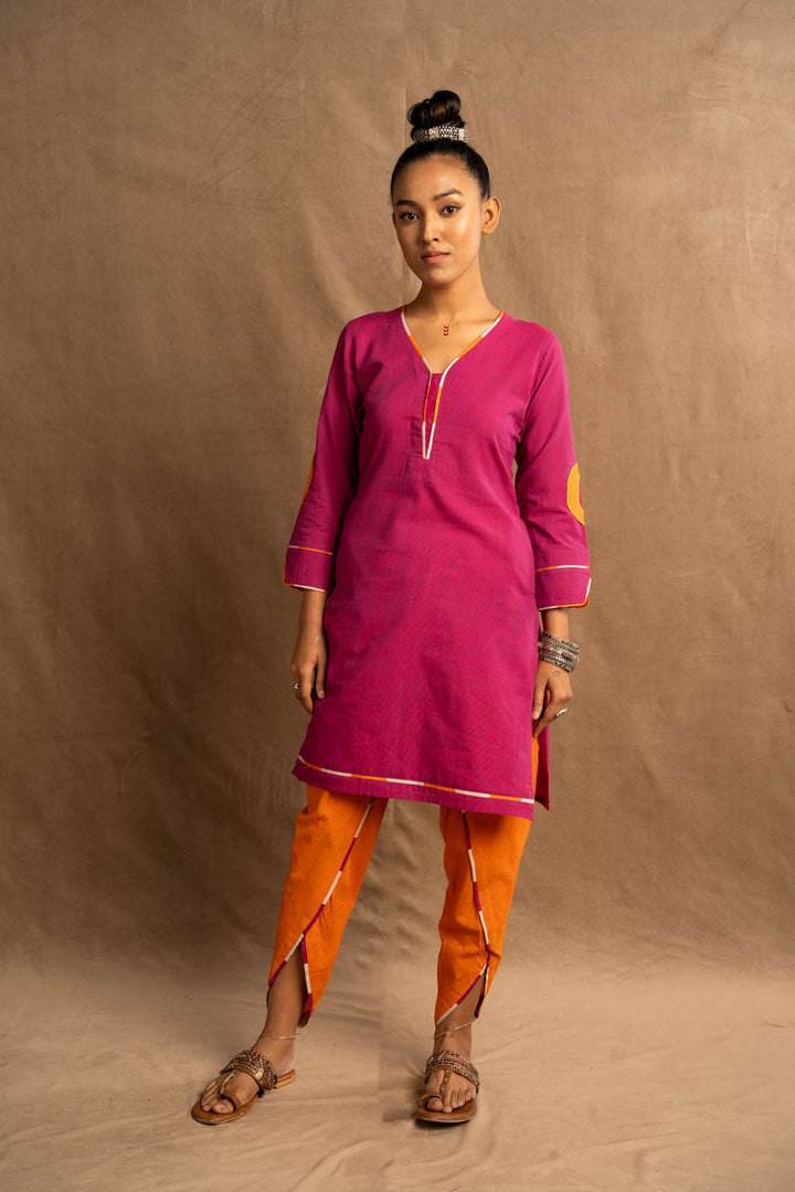 Pāṭalachandraḥ kurta + salwar + dupatta (set of 3)|SHOBITAM