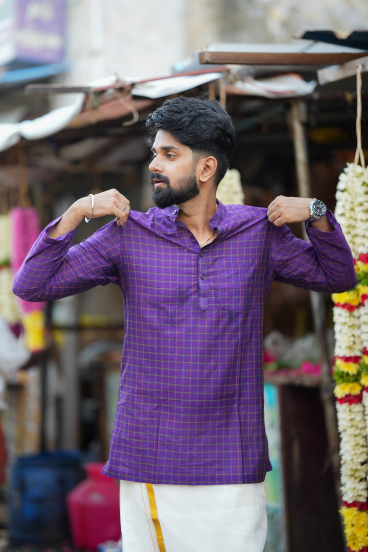 Maayan Purple Shirt | Made To Order