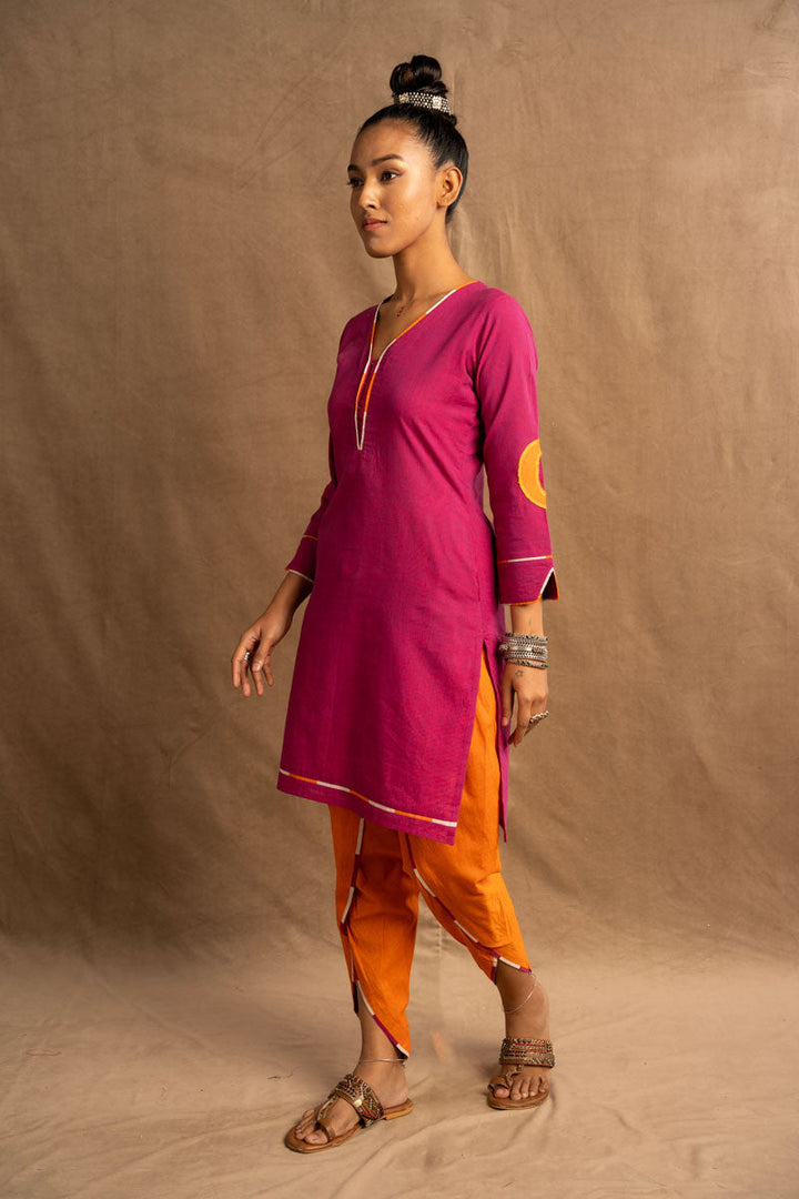 Pāṭalachandraḥ kurta + salwar + dupatta (set of 3)|SHOBITAM
