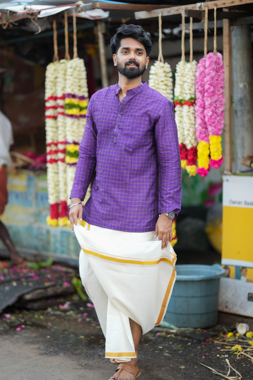 Maayan Purple Shirt | Made To Order