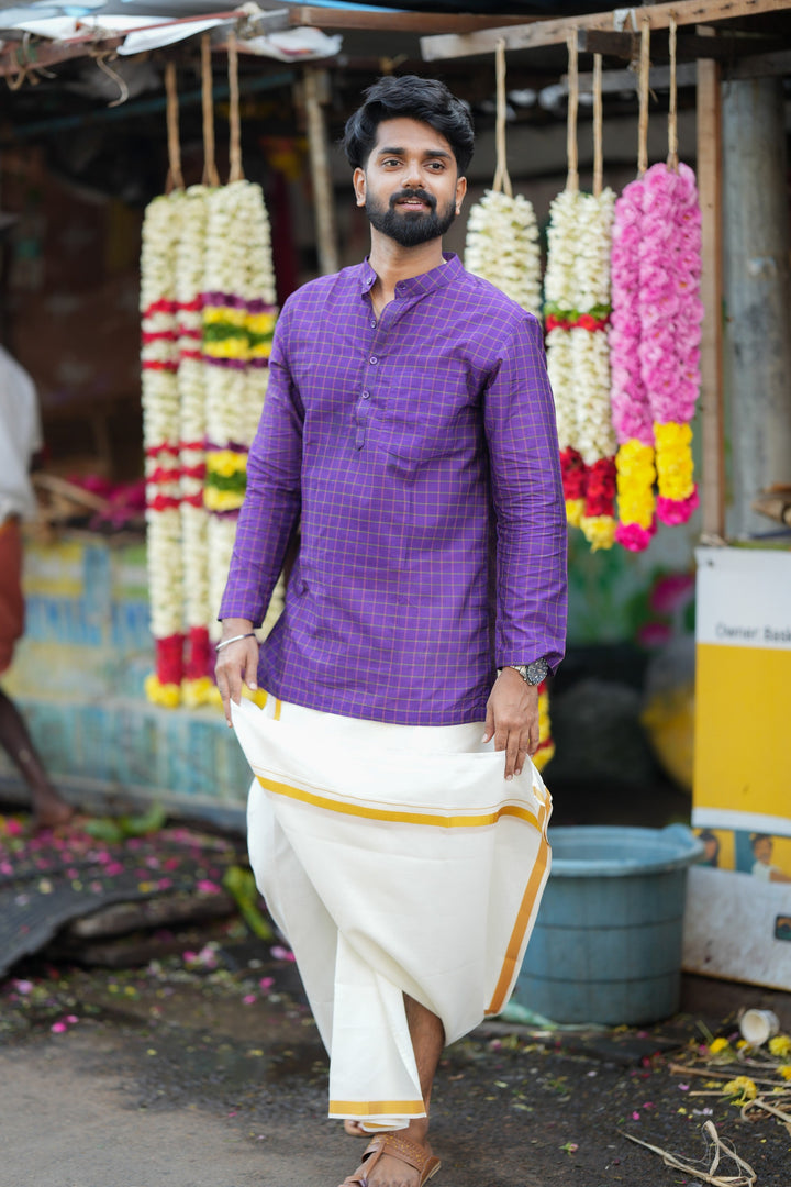 Maayan Purple Shirt | Made To Order