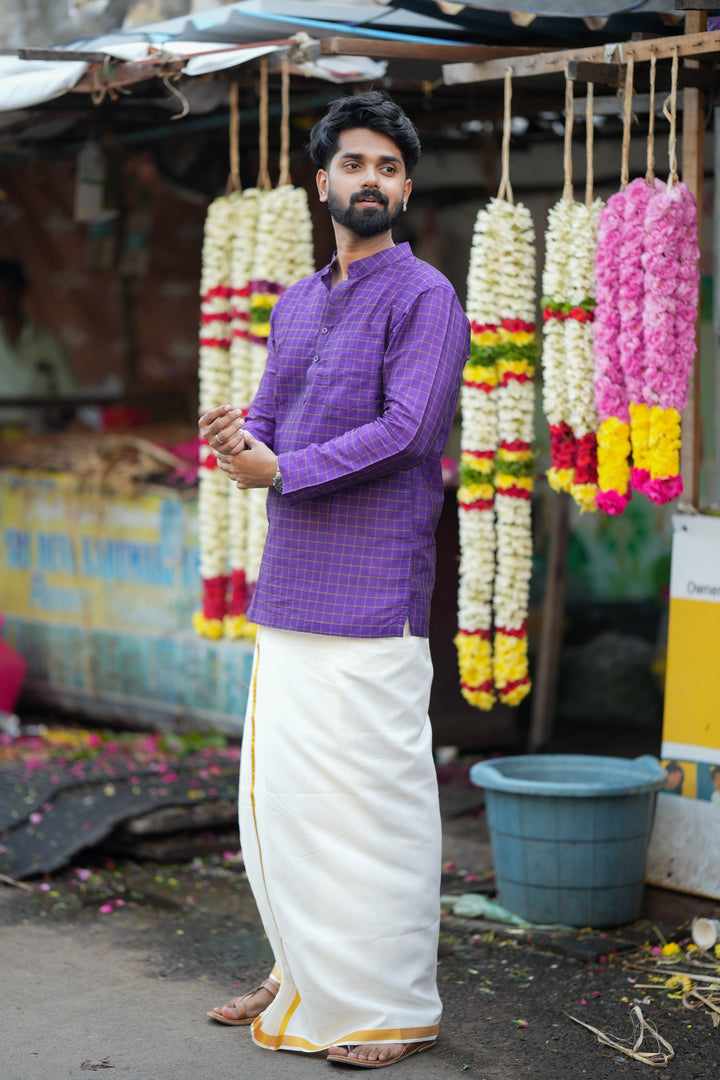 Maayan Purple Shirt | Made To Order