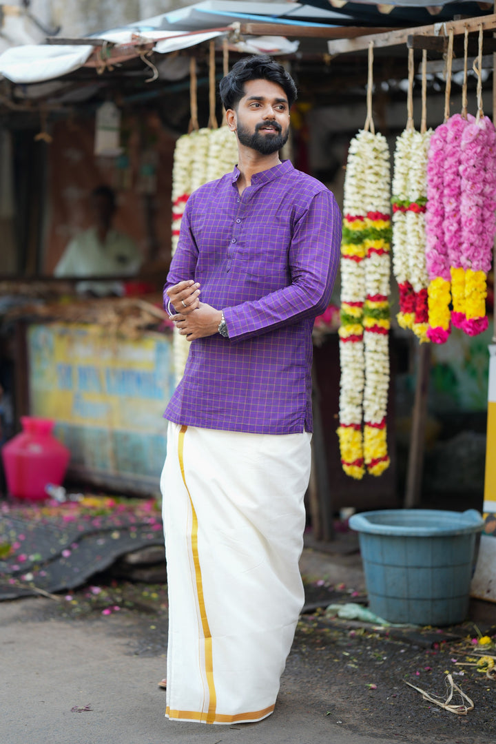 Maayan Purple Shirt | Made To Order