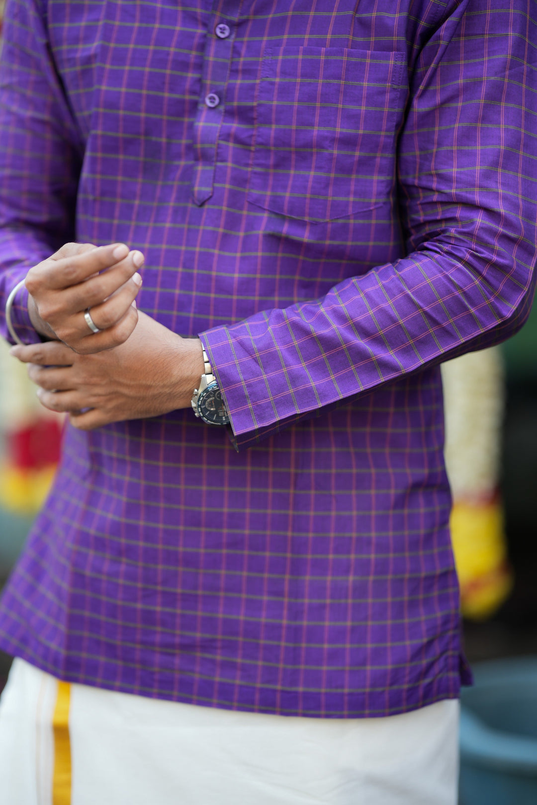 Maayan Purple Shirt | Made To Order