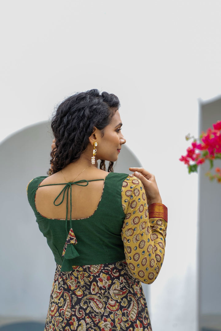 Arthi Green Gown without Dupatta | Made To Order