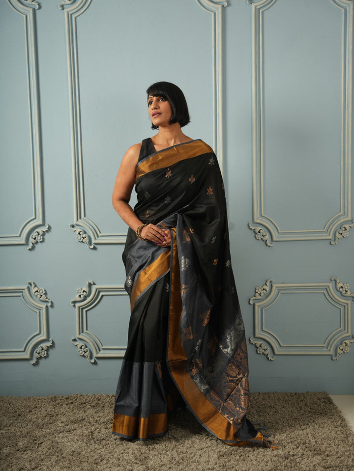 The Silk Power - Uppada Silk Saree | SILK MARK CERTIFIED | SHOBITAM