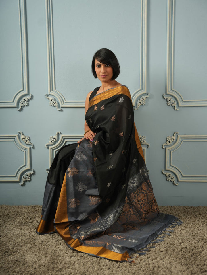 The Silk Power - Uppada Silk Saree | SILK MARK CERTIFIED | SHOBITAM