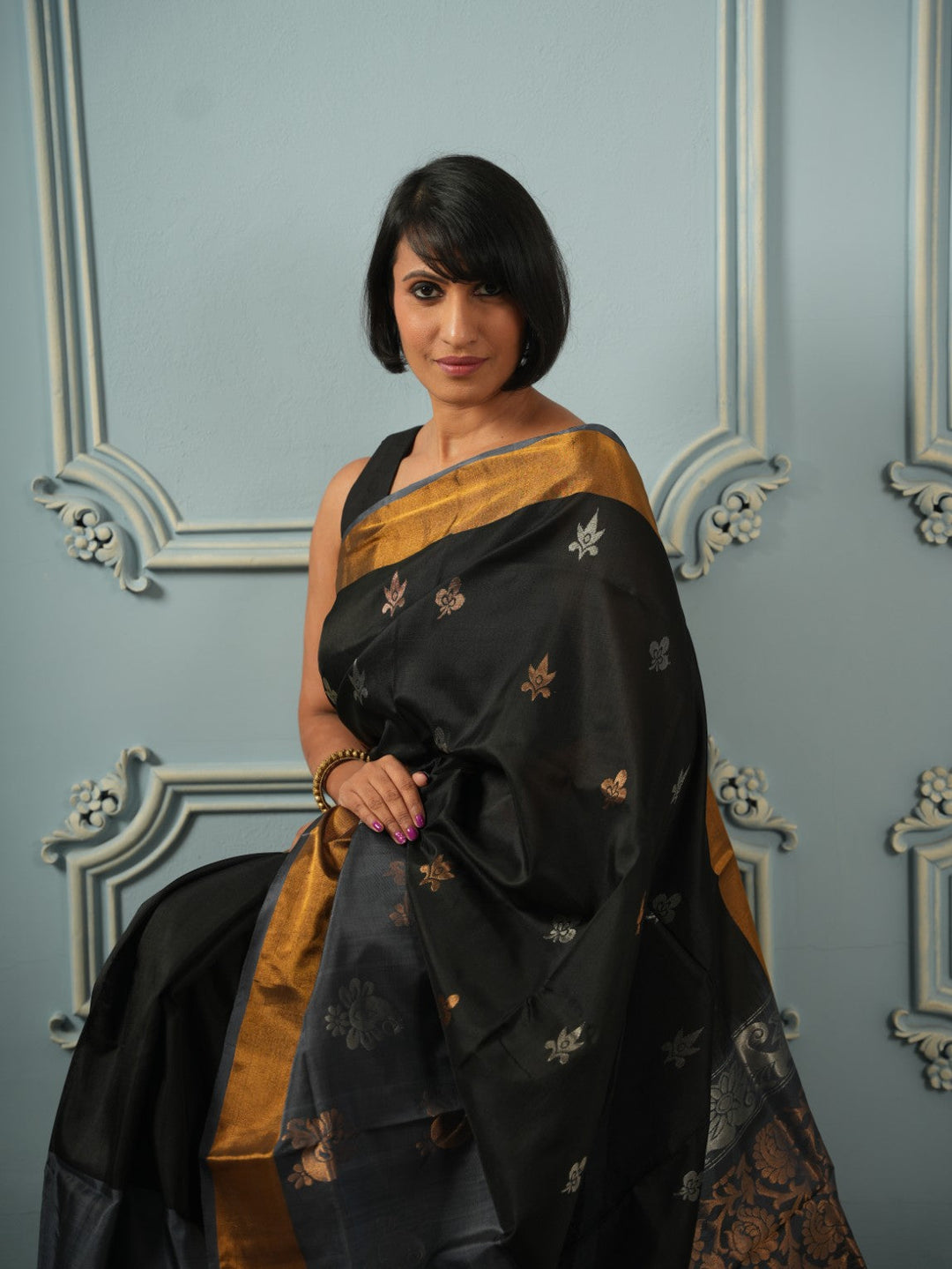 The Silk Power - Uppada Silk Saree | SILK MARK CERTIFIED | SHOBITAM