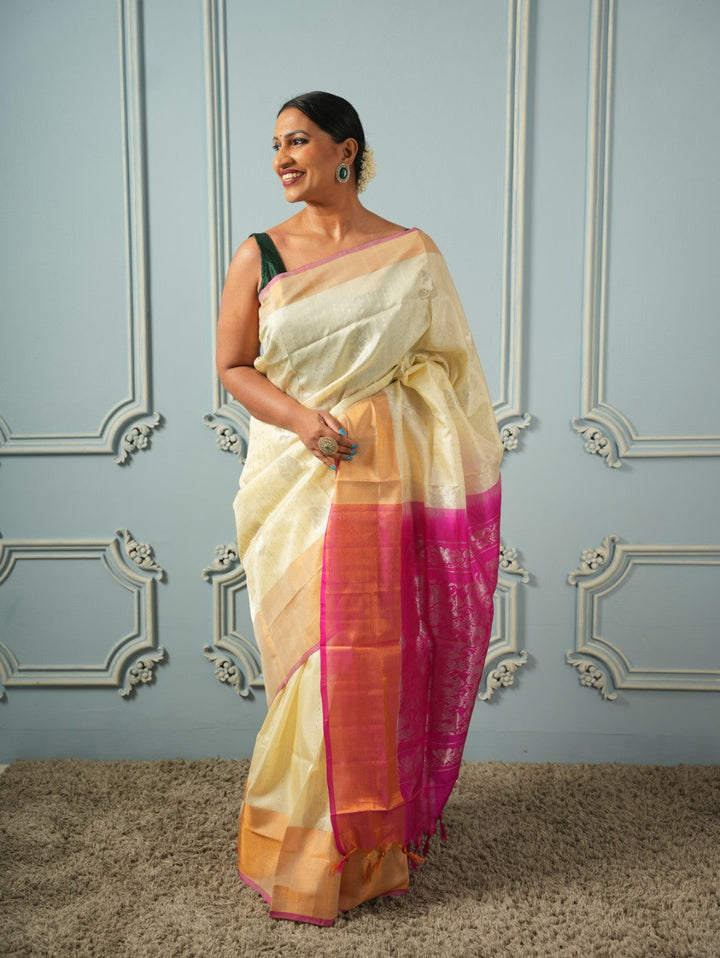 Brindavan - Uppada Silk Saree | SILK MARK CERTIFIED | SHOBITAM