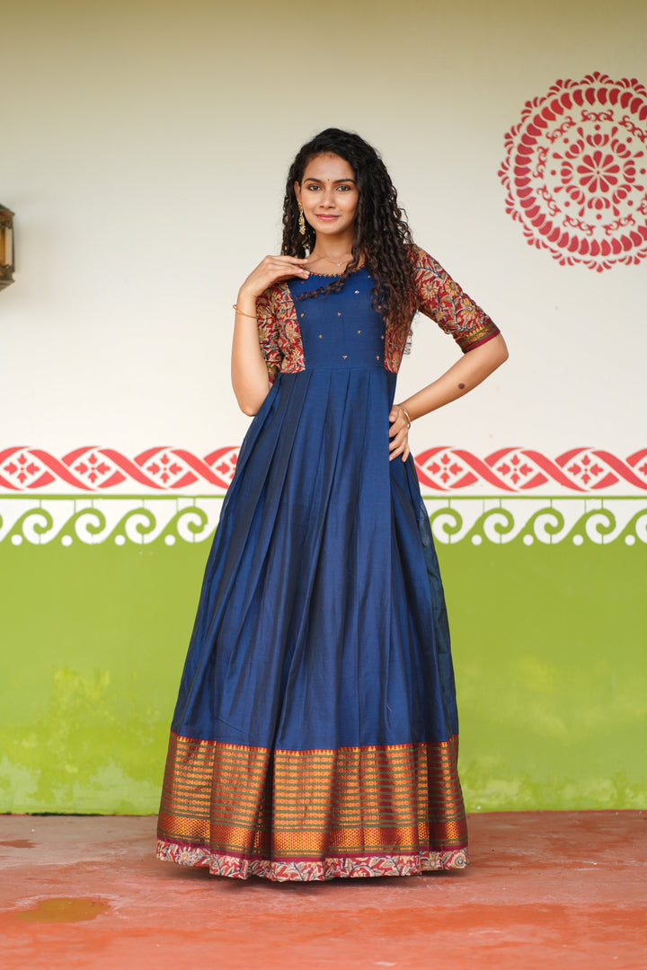 Niranjana Blue | Shobitam Custom Gowns | Made To Order