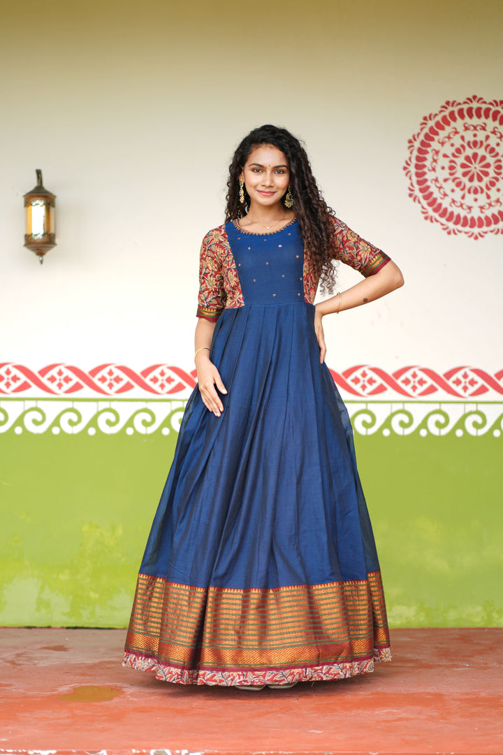 Niranjana Blue | Shobitam Custom Gowns | Made To Order
