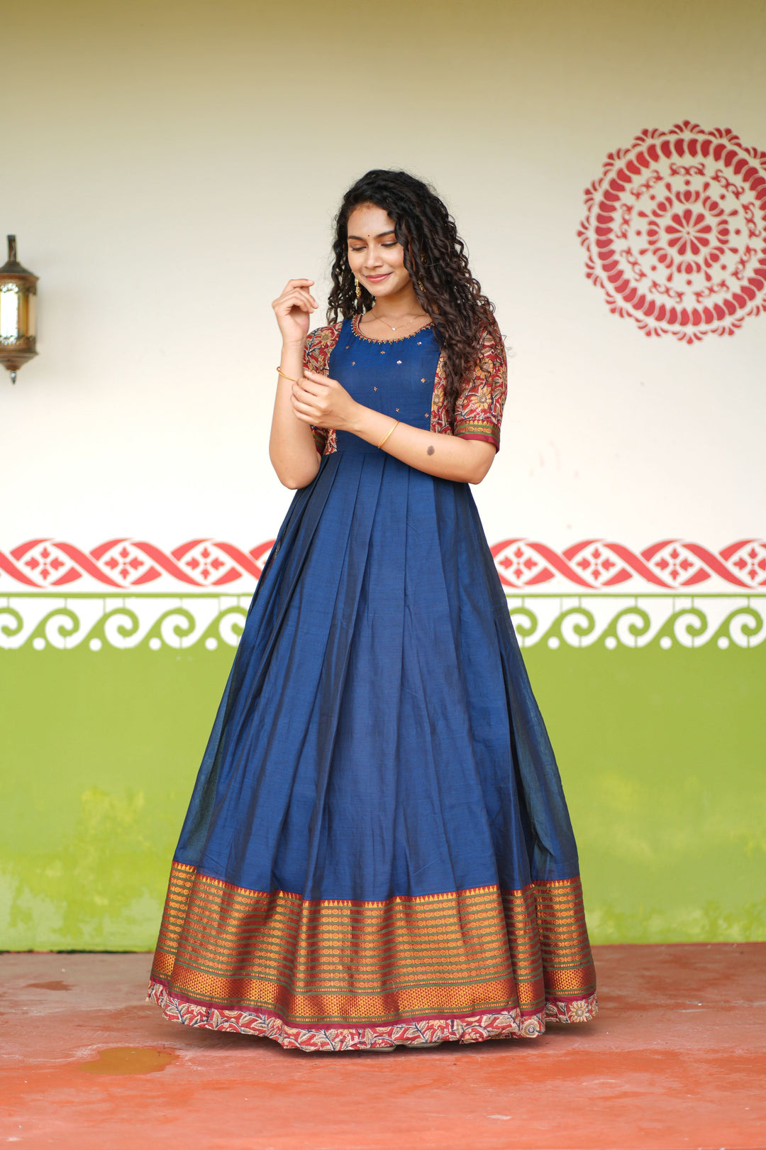 Niranjana Blue | Shobitam Custom Gowns | Made To Order