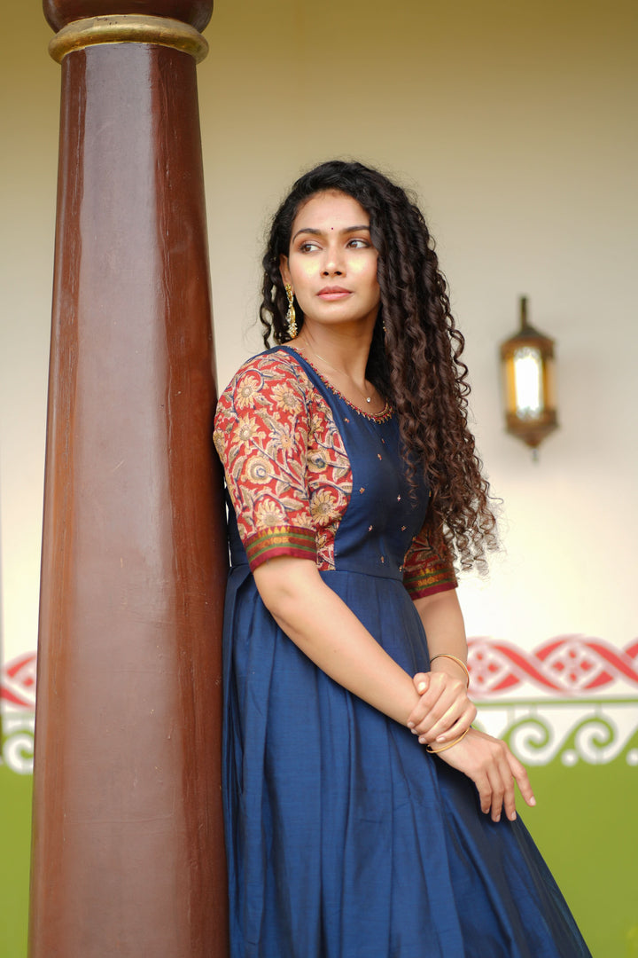 Niranjana Blue | Shobitam Custom Gowns | Made To Order
