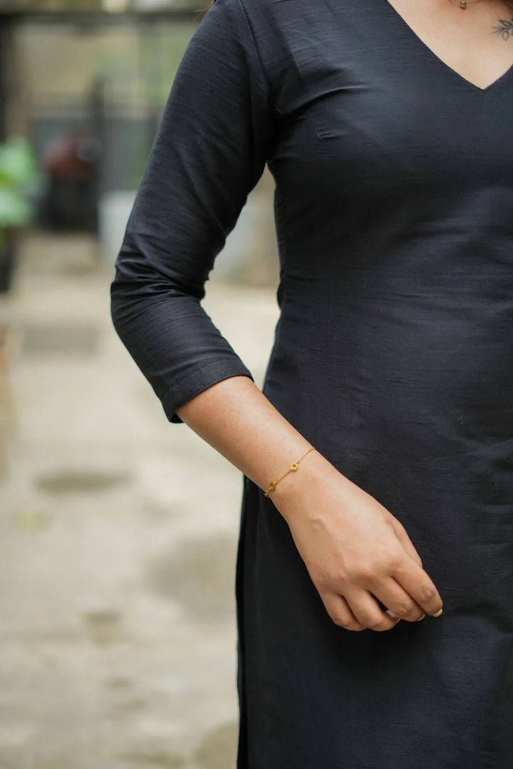 Diya Black Co Ord Set (Set of 2) | Made To Order