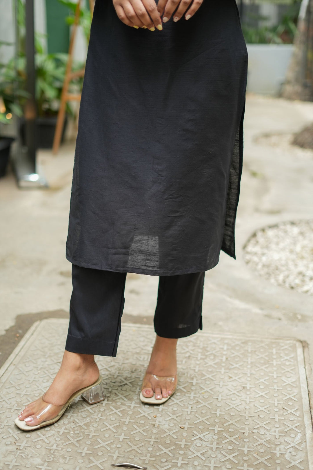 Diya Black Co Ord Set (Set of 2)| Made to Order | SHOBITAM