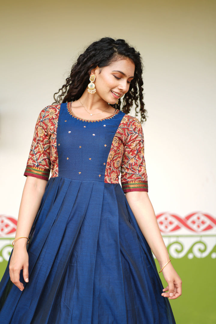 Niranjana Blue | Shobitam Custom Gowns | Made To Order