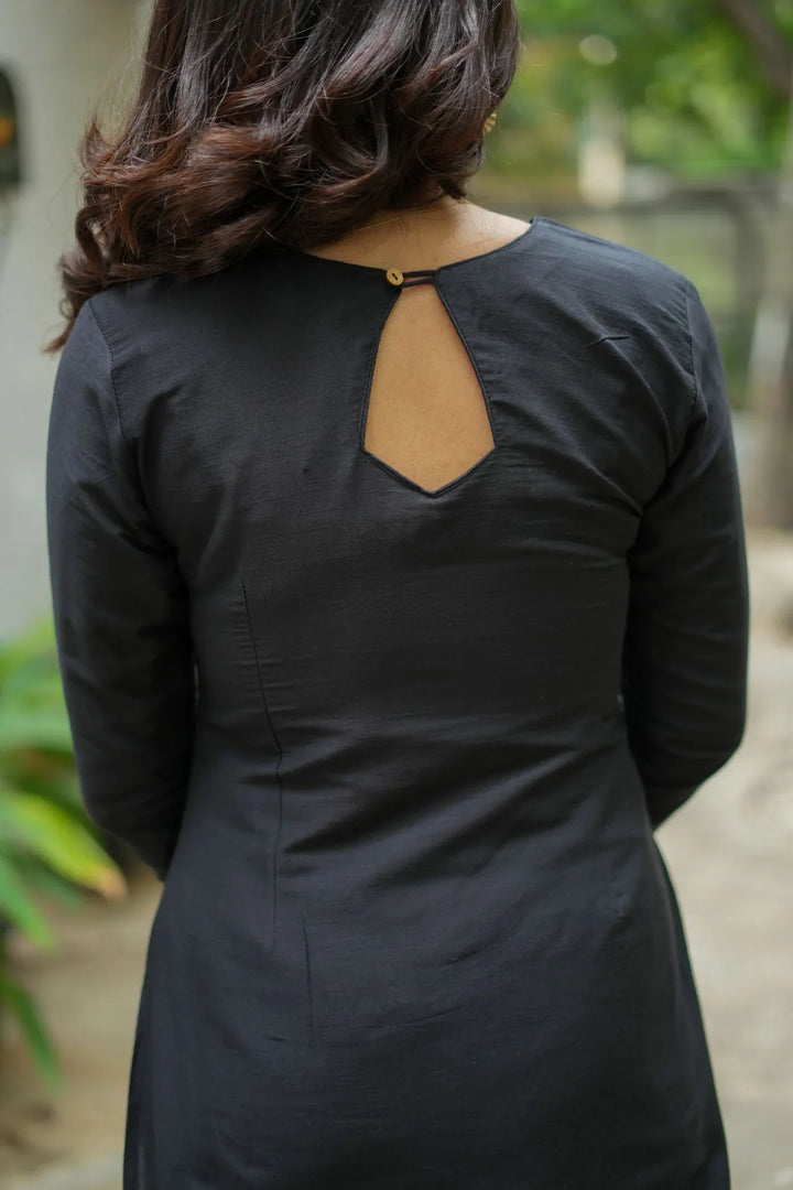 Diya Black Co Ord Set (Set of 2) | Made To Order