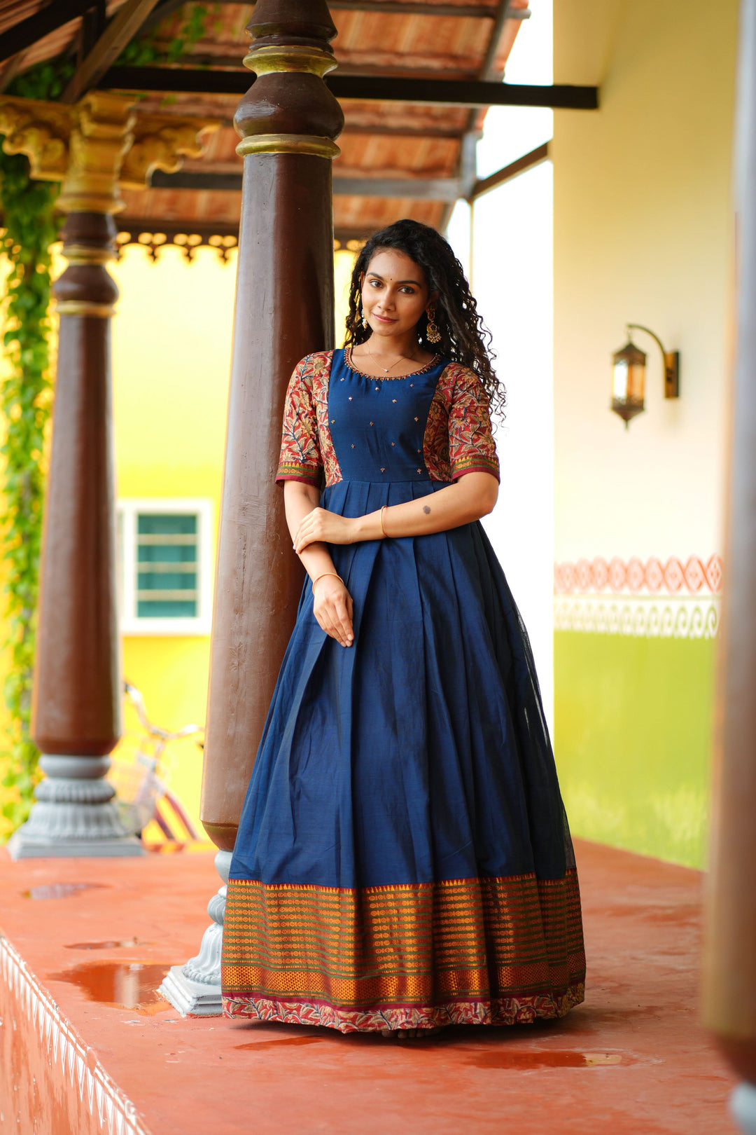 Niranjana Blue | Shobitam Custom Gowns | Made To Order