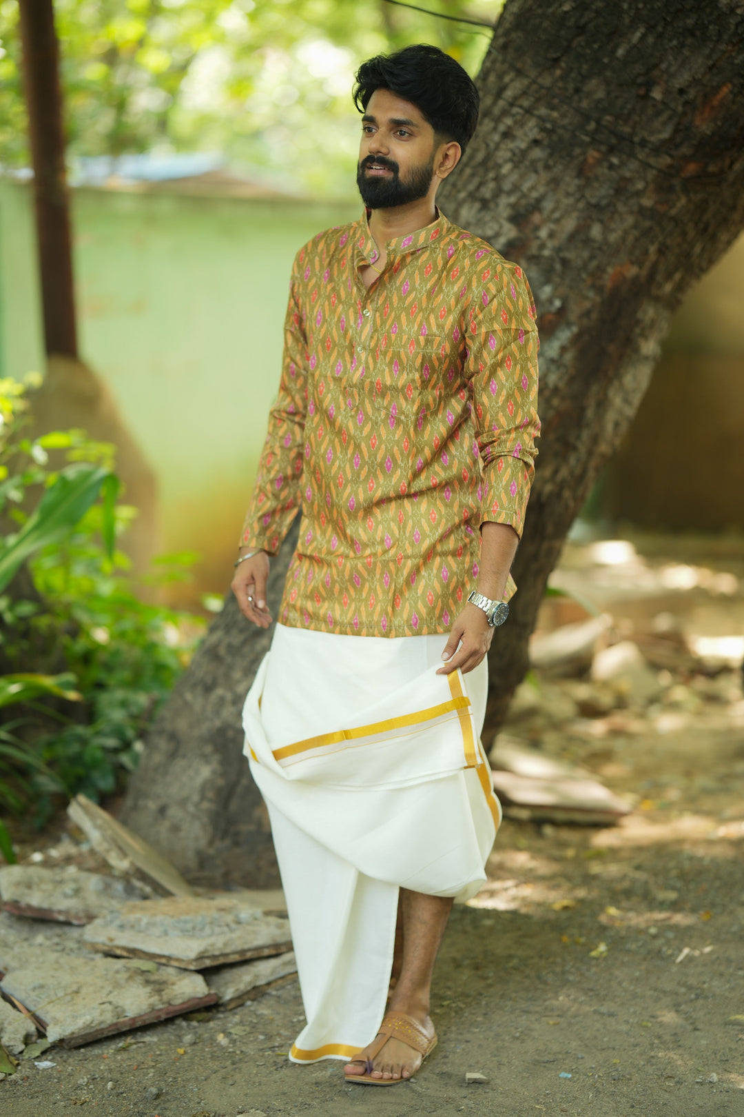 Dheeran Green Shirt | Made To Order