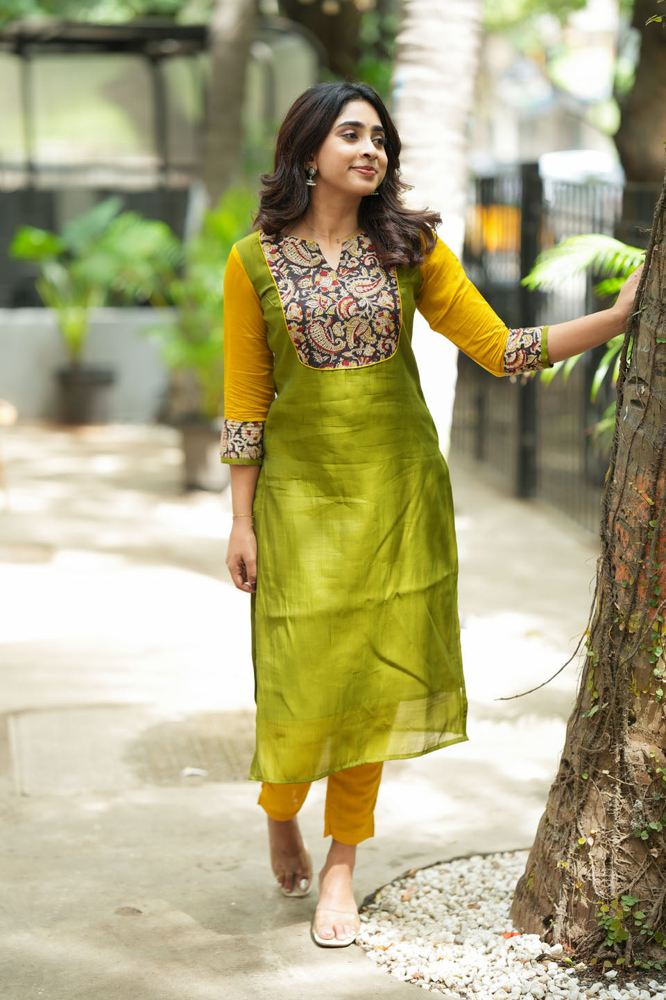 Samriddhi Green Kurti (Set of 2) | SHOBITAM