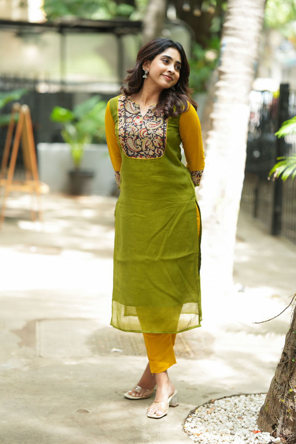 Samriddhi Green Kurti (Set of 2) | SHOBITAM