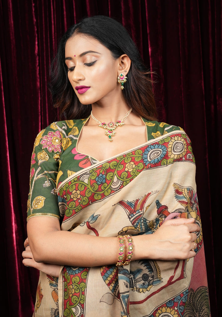 Size 2.6-  Kundan Stone Bangles with Floral  and Mango Units designs  | Shobitam Jewelery
