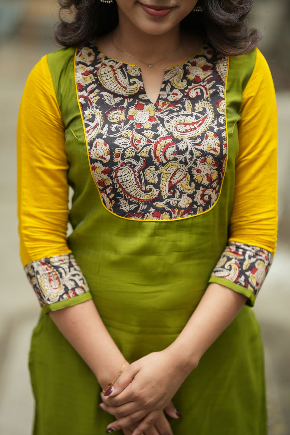 Samriddhi Green Kurti (Set of 2) | SHOBITAM