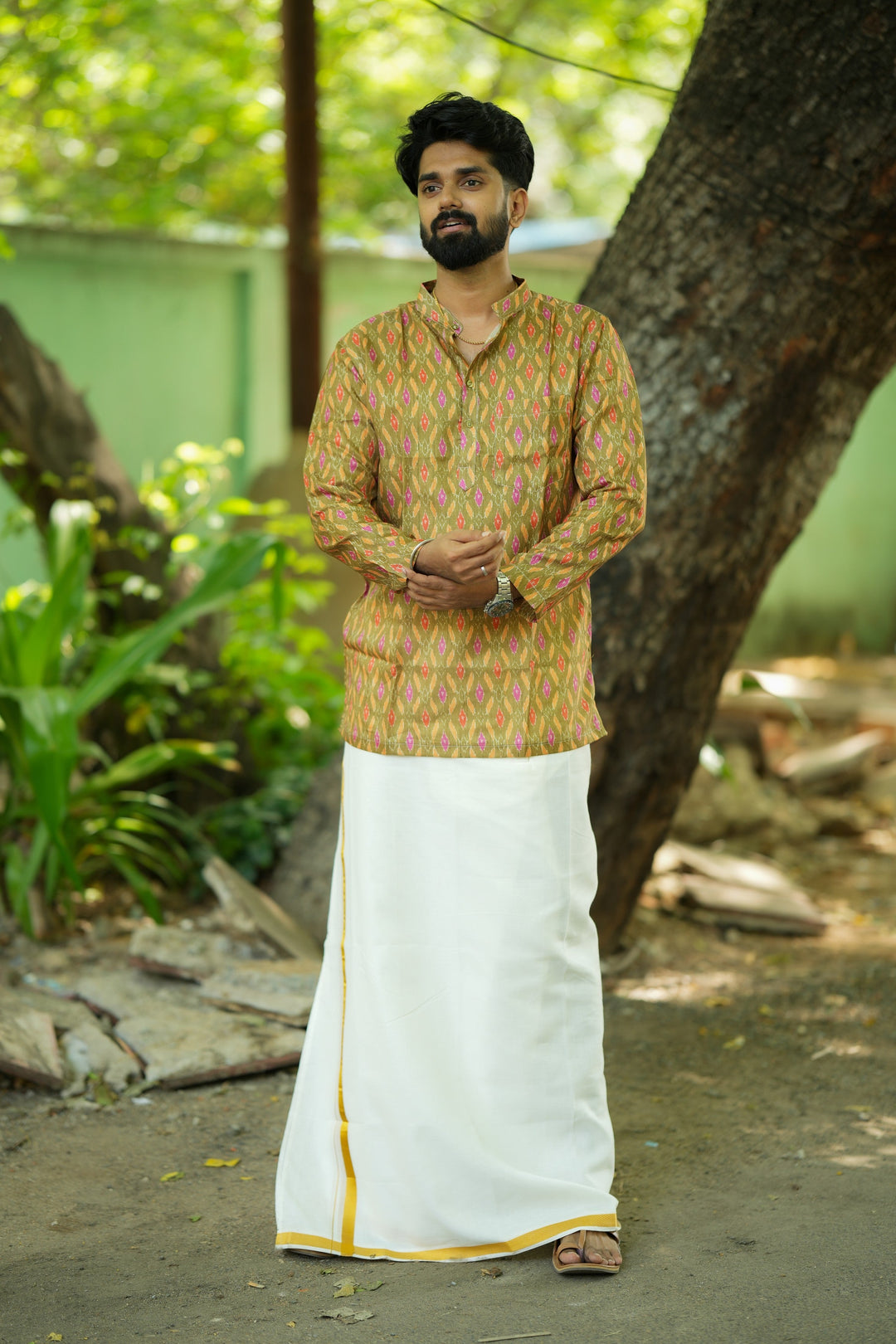 Dheeran Green Shirt | Made To Order