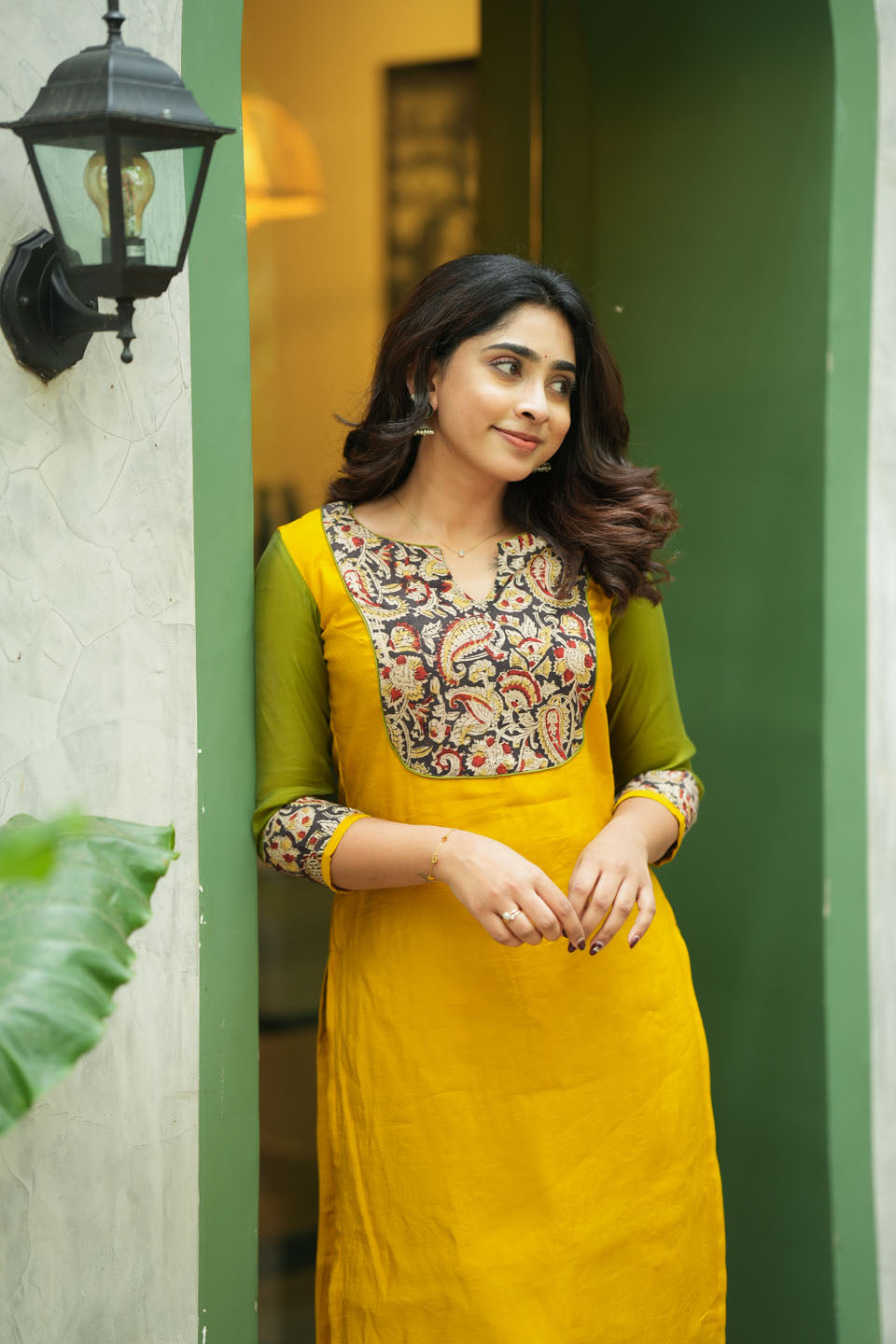 Samriddhi Yellow Kurti (Set of 2) | SHOBITAM