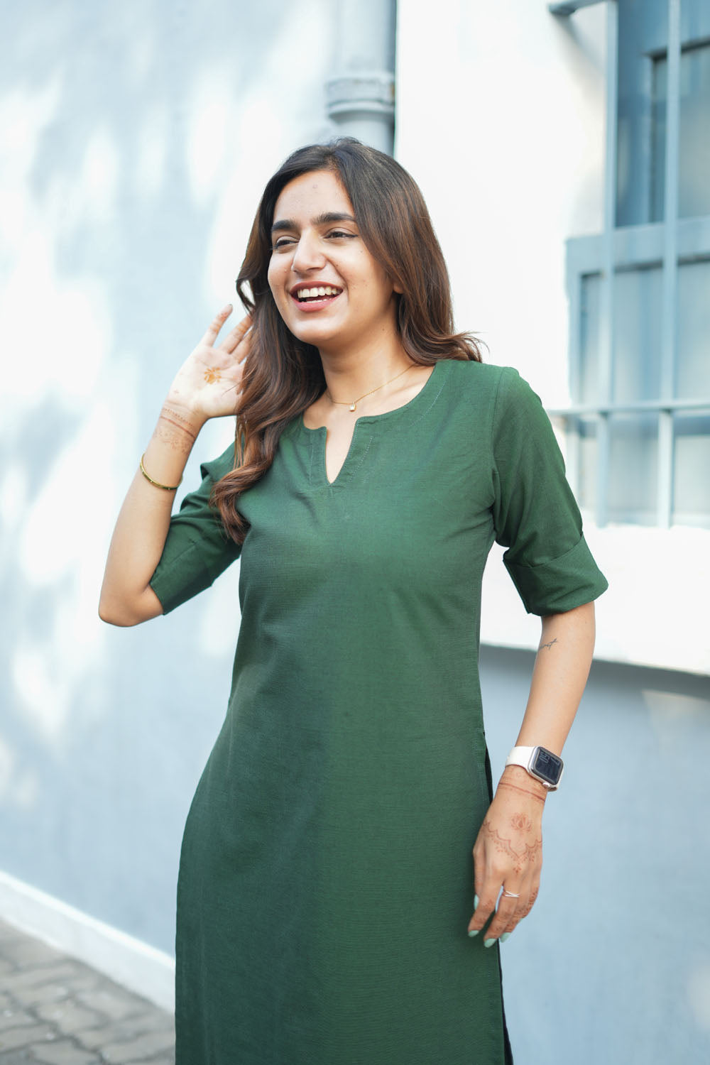 Suji Dark Green Co - Ords ( Set of 2 ) | SHOBITAM
