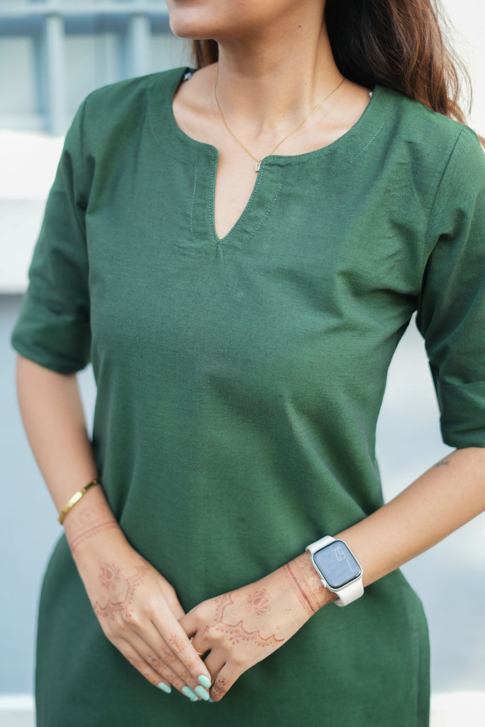 Suji Dark Green Co - Ords ( Set of 2 ) | SHOBITAM